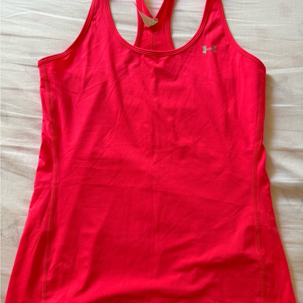 Under Armour Women's Racerback Tank Top - Hot Pink/Neon Pink